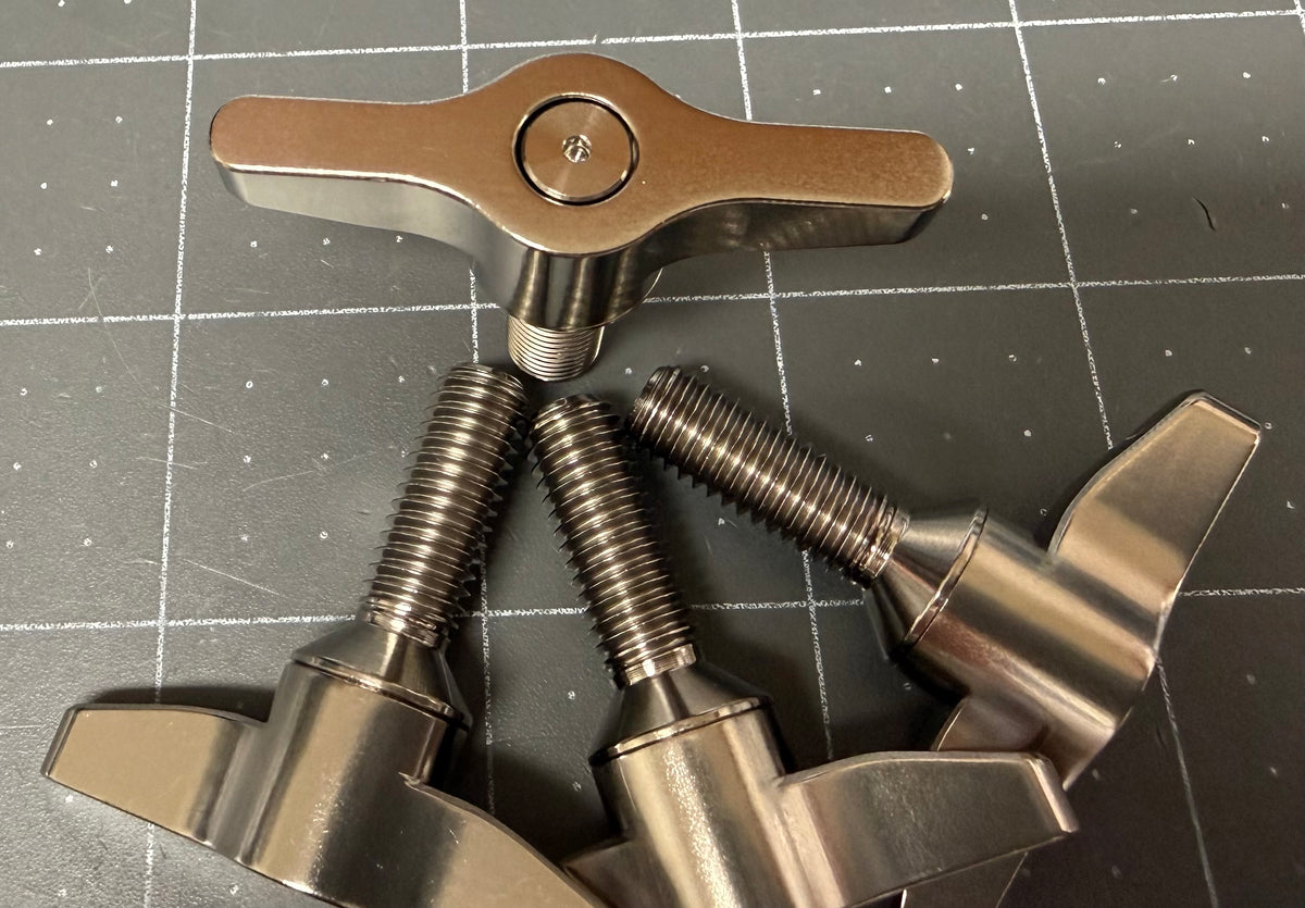 Adjustable Titanium Wingscrews - V1